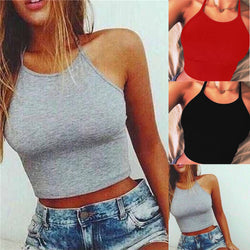 Casual Sleeveless Tops O Neck - Multiple Colors Available!