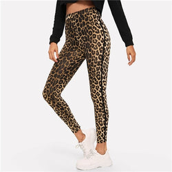 Athleisure Leopard Print High Waist Leggings