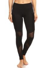 High Quality Mesh Insert Legging